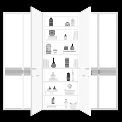 Art Deco style wardrobe 13 — Ver 2