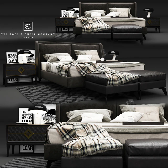 The Sofa and Chair Company - Enzo Bed — Скачать