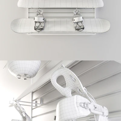 Snowboard storage set — Ver 2
