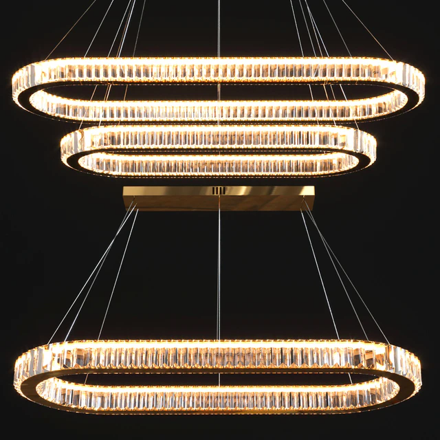 Modern Crystal Long Chandelier — Скачать