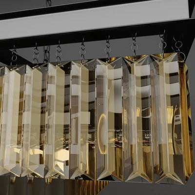 Chandelier RH Rhys Clear Glass Prism Round Chandelier 40 — Ver 2
