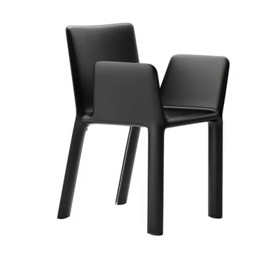 joko leather armrest chair by kristalia — Скачать