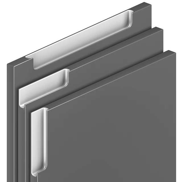 Integrated handle. kitchen facade — Descargar