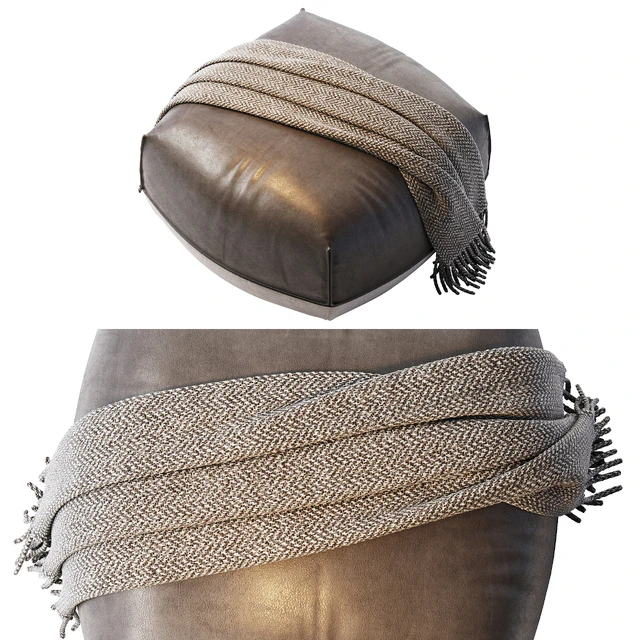 Brioni Medium Pouf — Скачать