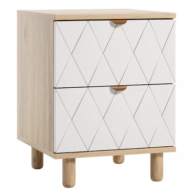 Tejons Bedside table Tejons Diamond Milk — Ver 1