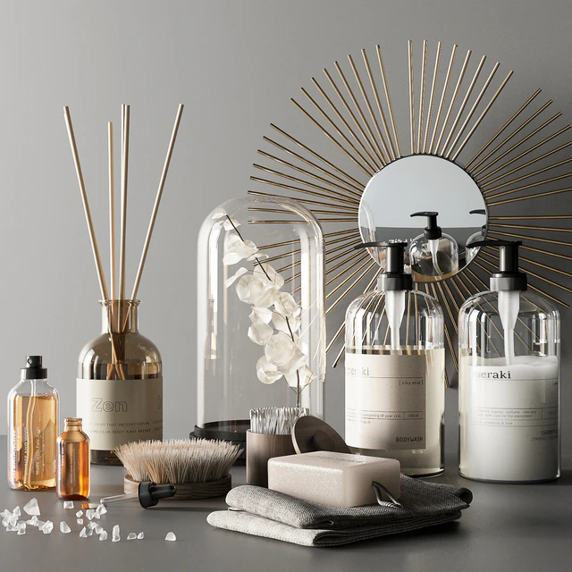 Elegant bathroom accessories — Descargar