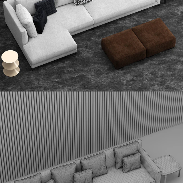 Sofa minotti allen — Descargar