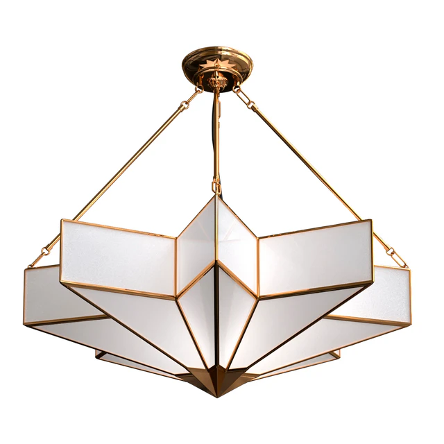 Frosted Glass Star Chandelier — Скачать