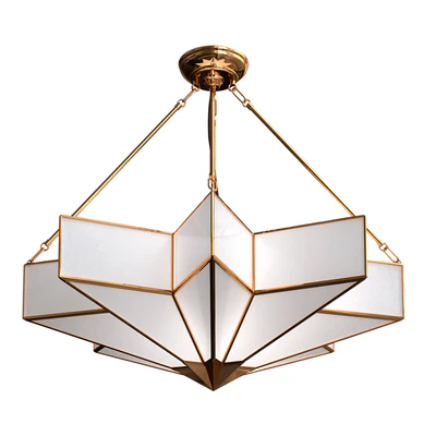 Frosted Glass Star Chandelier — Скачать