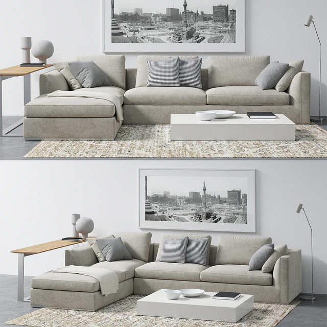 Sofa Richard B & B Italia — Descargar