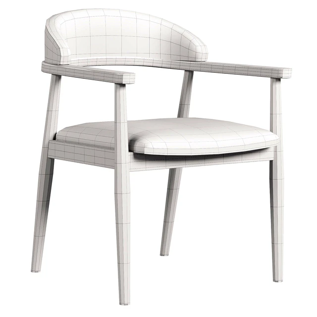 Modrest Cohen Walnut Dining Chair — Скачать