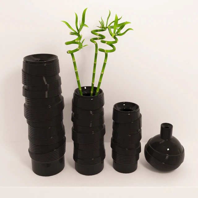 Vases and bamboo set — Скачать