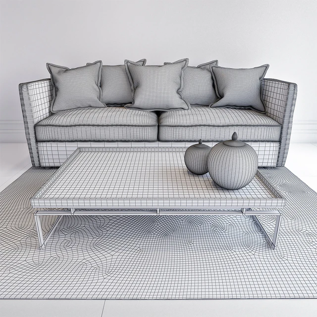 Divan Annecy, coffee table TY380-YM and carpet MAQ-02-Taupe from Dantone home — Descargar