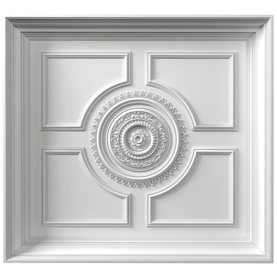 Потолок в классическом стиле.Classic coffered ceiling — Вид 1