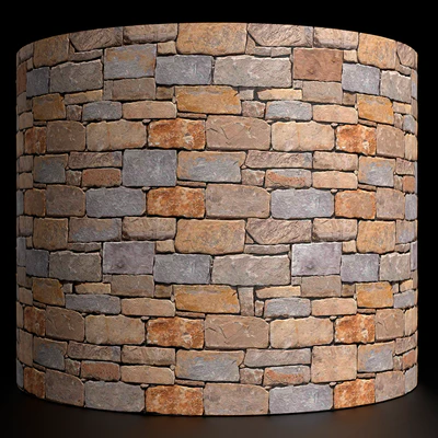 Rubble wall stone masonry — Ver 2