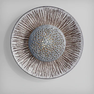 Danish ceramic wall sconce — Ver 1