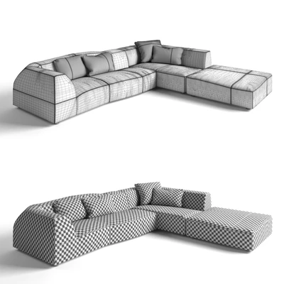B @ B Italia Bend sofa — Ver 2