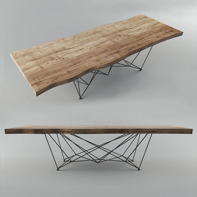 Стол Gordon Deep Wood, стул Cattelan Italia Sofia Chair — Скачать