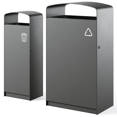 Litter bin and litter bin for dog waste Prax by mmcite — Ver 4