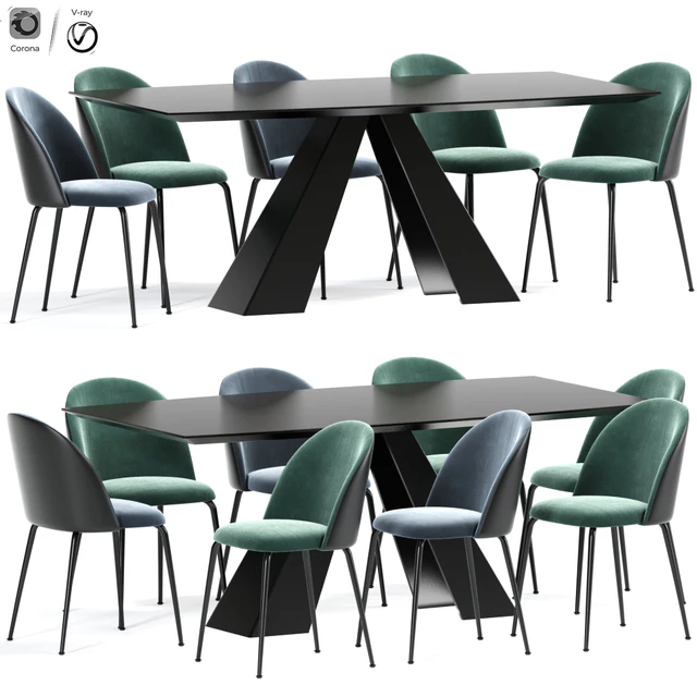 Cloyd Upholstered Side Chair Table — Скачать