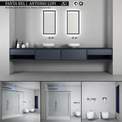 Bathroom furniture set Panta Rel 2 — Ver 1