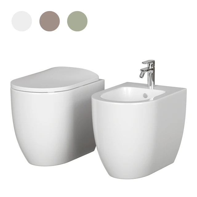 Floor Standing Toilet and bidet Artceram MONET — Descargar
