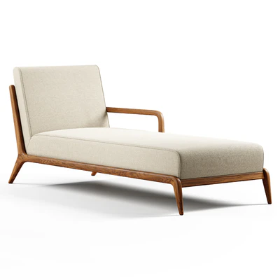 Zara Home - The chaise longue oak and linen — Ver 1