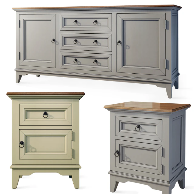 Комод и тумба прикроватная Esquisse. Sideboard, nightstand by Country Corner — Скачать