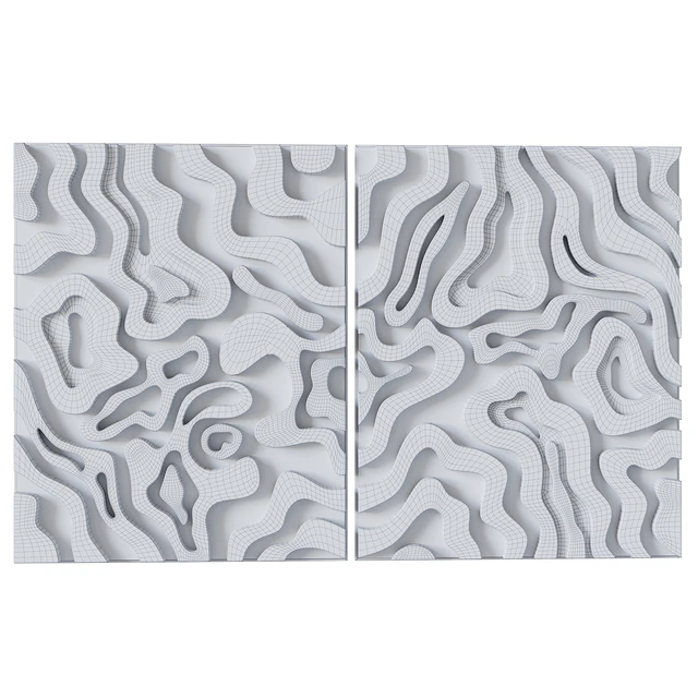 Abstract painting set by Lucile Salamone — Скачать