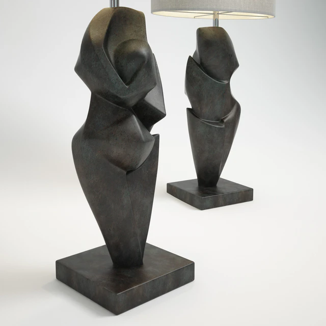 Porta Romana VLB52 Danseur Table Lady Lamp — Скачать