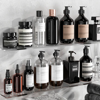 Boutique Hotel bathroom accessories — Ver 2