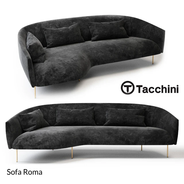 Sofa Roma | Tacchini — Descargar