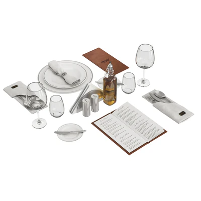 Restaurant table decorative set — Ver 1