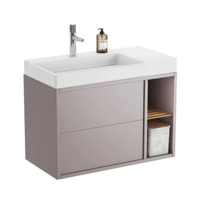 tura vanity unit light noble grey by roca — Download