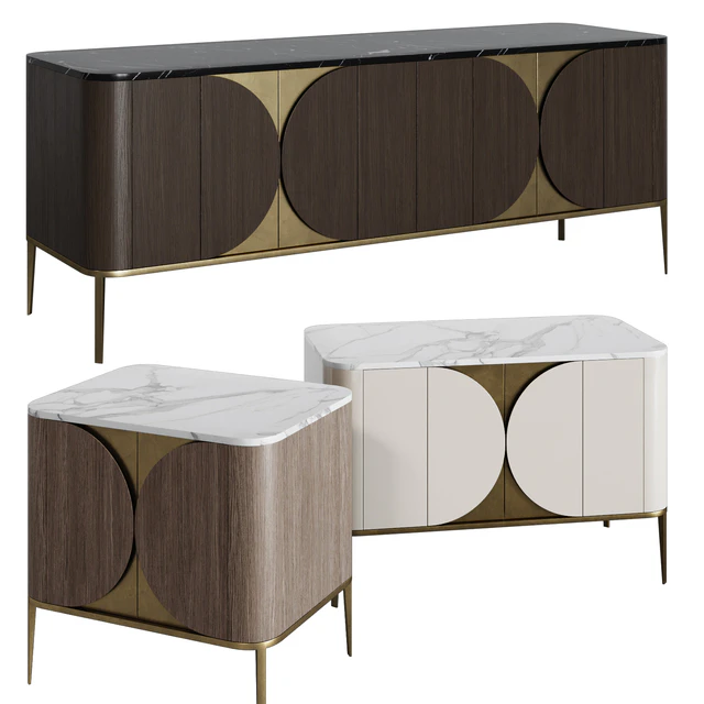Art Deco chest of drawers and bedside 06 — Descargar