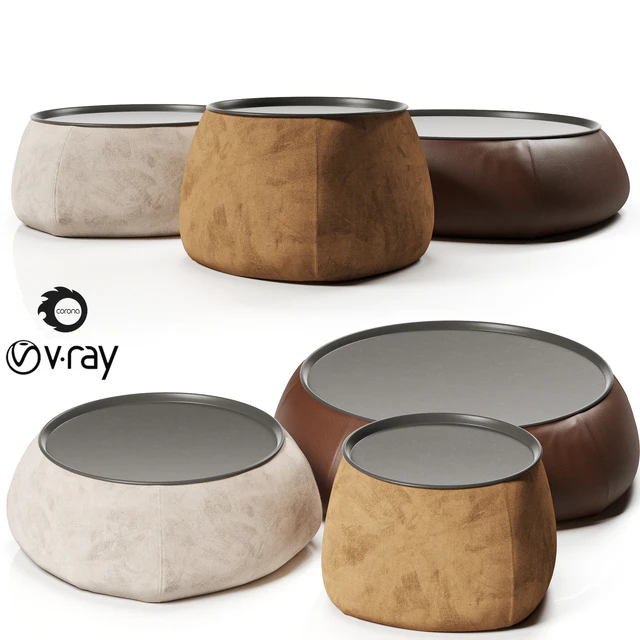 B&B Italia Lady Fat table set 2 — Descargar