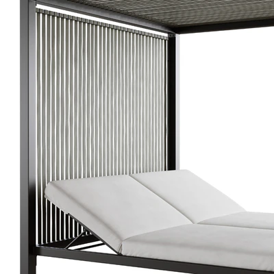 Outdoor garden wicker woven daybed Skyline design Horizon — Вид 3