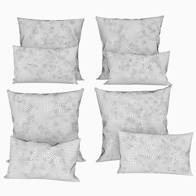 Pillows by Restoration Hardware Velvet Oushak Collection in FogMoss — Descargar