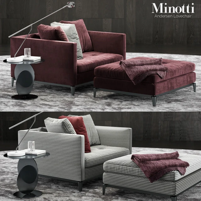 Minotti Andersen Lovechair 2 — Descargar
