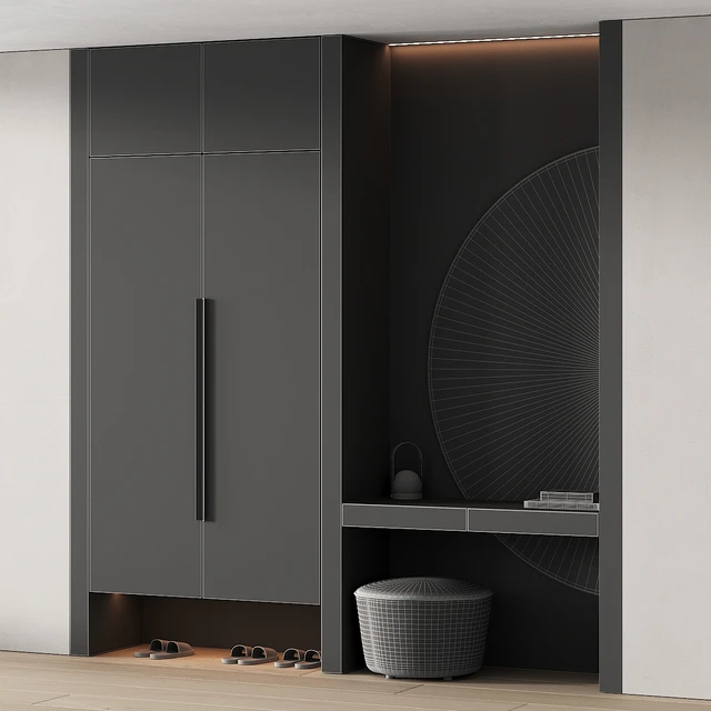 245 hallway zone 07 half round mirror 01 — Descargar