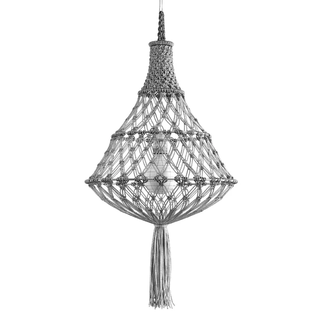 Macrame lampshade INDILA — Descargar