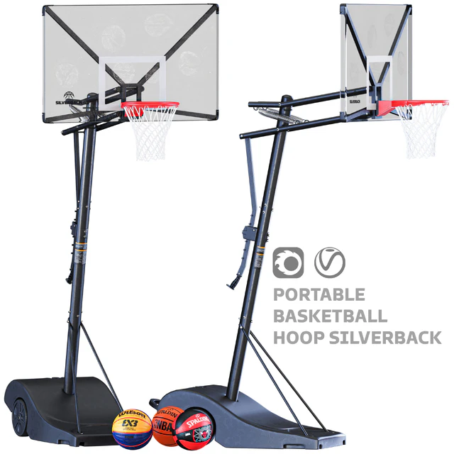 Portable Basketball Hoop Silverback — Descargar