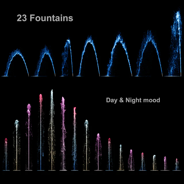 Dancing Fountains (Day and Night mood) — Скачать