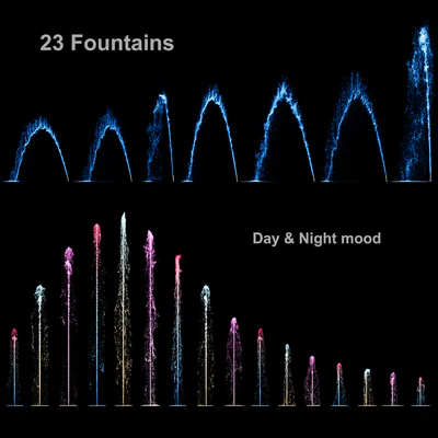 Dancing Fountains (Day and Night mood) — Вид 3