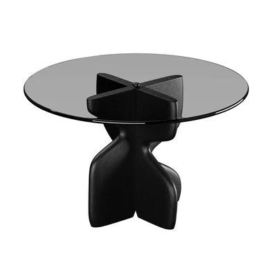 Lechuza Round Dining Table (Crate & Barrel) — Ver 1