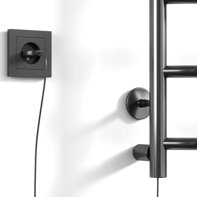 Electric heated towel rail Altasan Horizon — Download