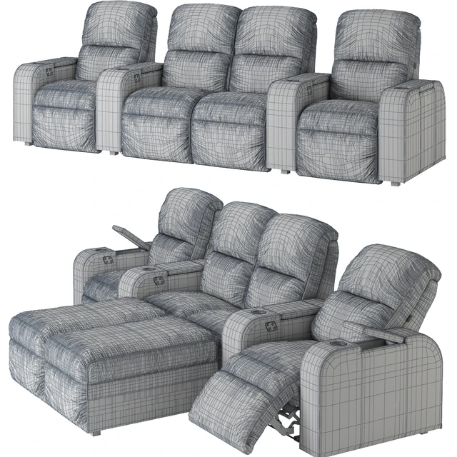 Moovia Dallas venice row 2 loveseats 2 normalseats — Descargar
