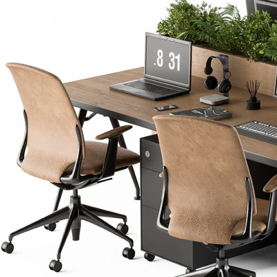 Office Furniture - employee Set 29 — Вид 4