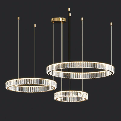Lamparas Crystal Chandelier Collection — Ver 4