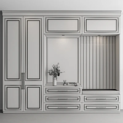 Hallway 65 - Cream and White Entrance — Вид 3